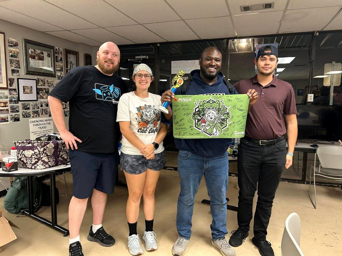 Organizers and participants celebrating at the 2025 Extra Life event