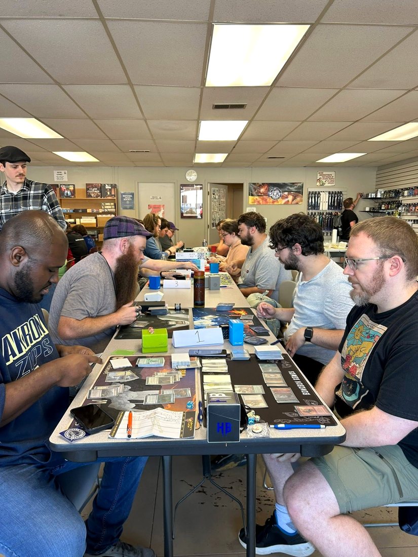 Players competing during the 2025 Extra Life Pauper event